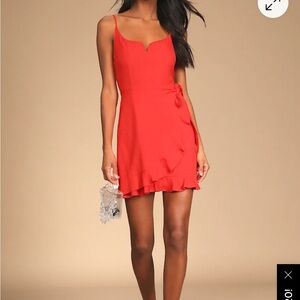 Lulus Sunny Oasis Mini Dress NWT